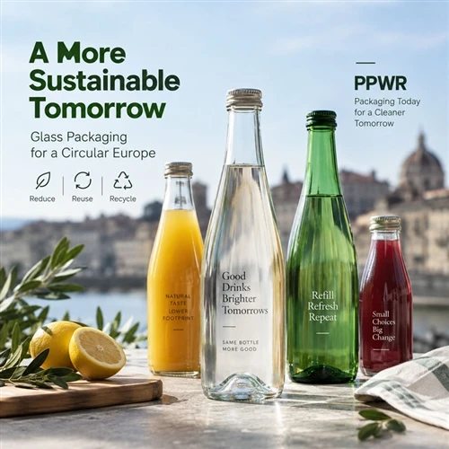 PPWR とガラス製飲料包装: ヨーロッパの飲料ブランドが 2030 年に向けて知っておくべきこと